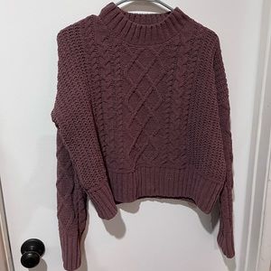 Hippie rose mauve sweater size m